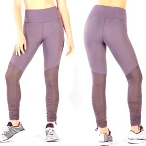 High-Waisted Dusty Purple Fabletics Cinched Yoga Pants🧘‍♀️